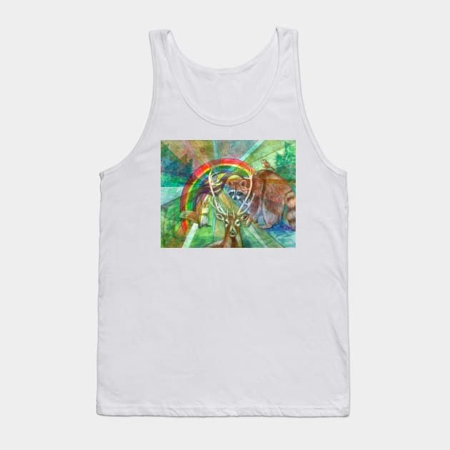 The Rainbow Cocoon Tank Top by BethDAngelo